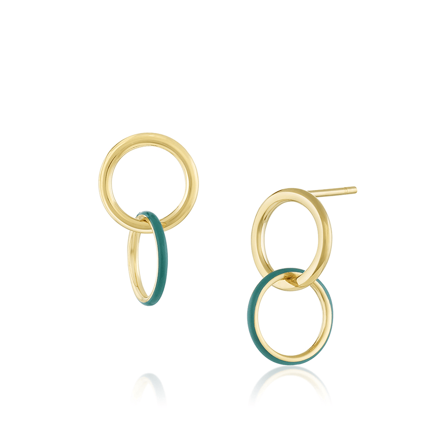 Medusa Enamel Sway Hoops