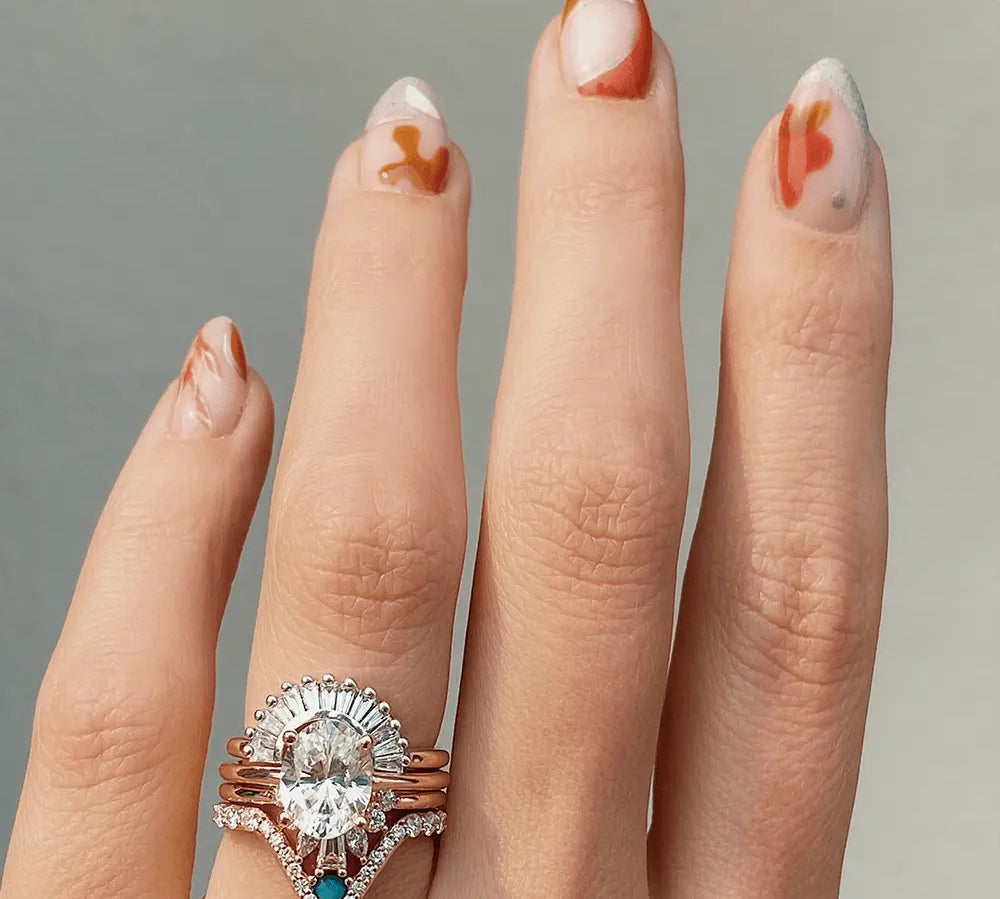 Turquoise Divine Triangle Ring - Marrow Fine