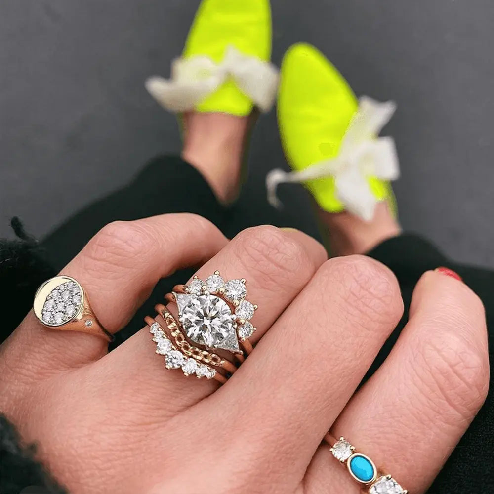 Unique fine jewelry rings deals