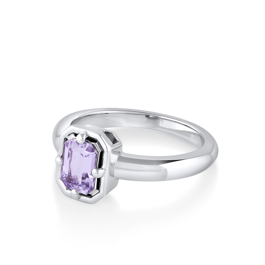 Marrow Fine Jewelry Lilac Sapphire Georgia Ring [White Gold]