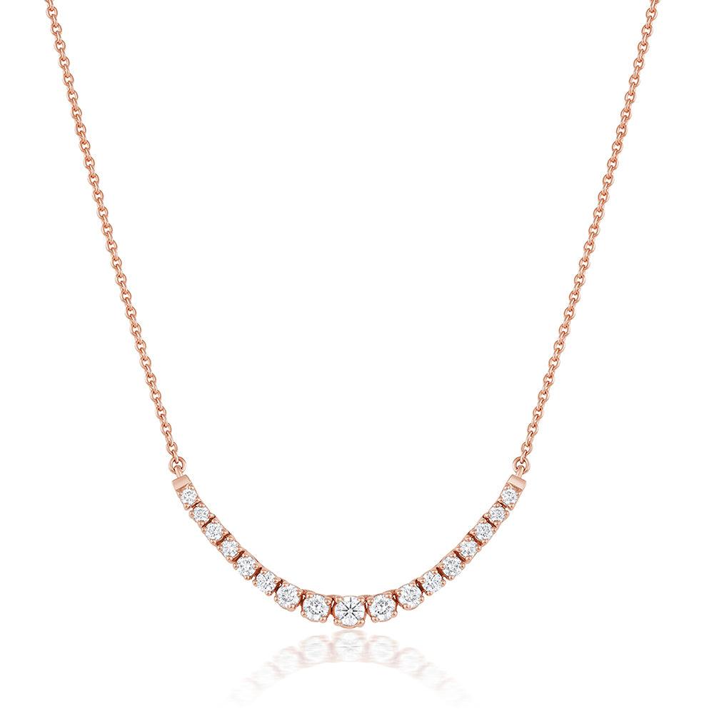 Marrow Fine Jewelry Venus White Diamond Graduated Necklace