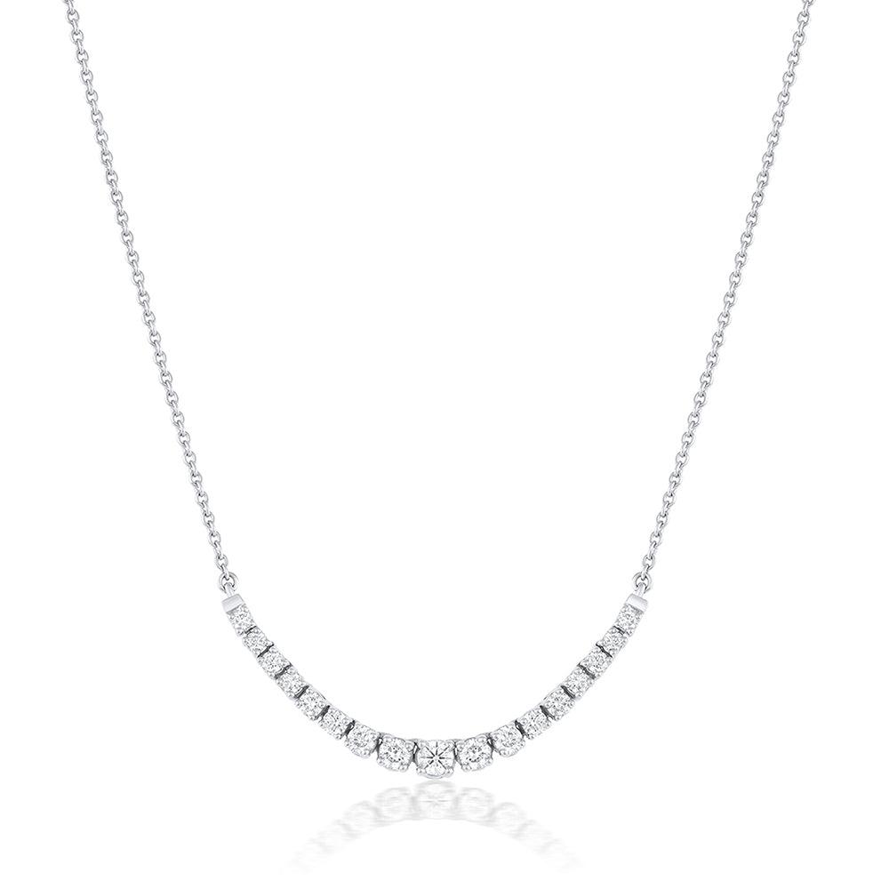 Naomi White Diamond Graduated Necklace – Marrow Fine