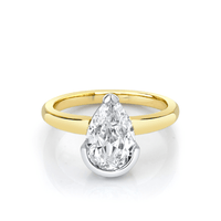 Marrow Fine Jewelry Antique Pear Diamond Ring [Yellow Gold]