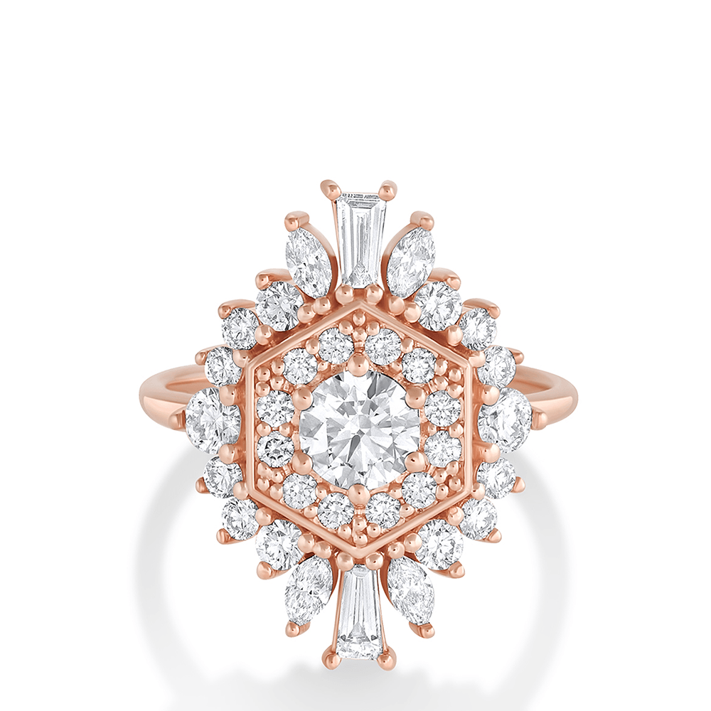 Marrow Fine Jewelry White Diamond Stella Ring