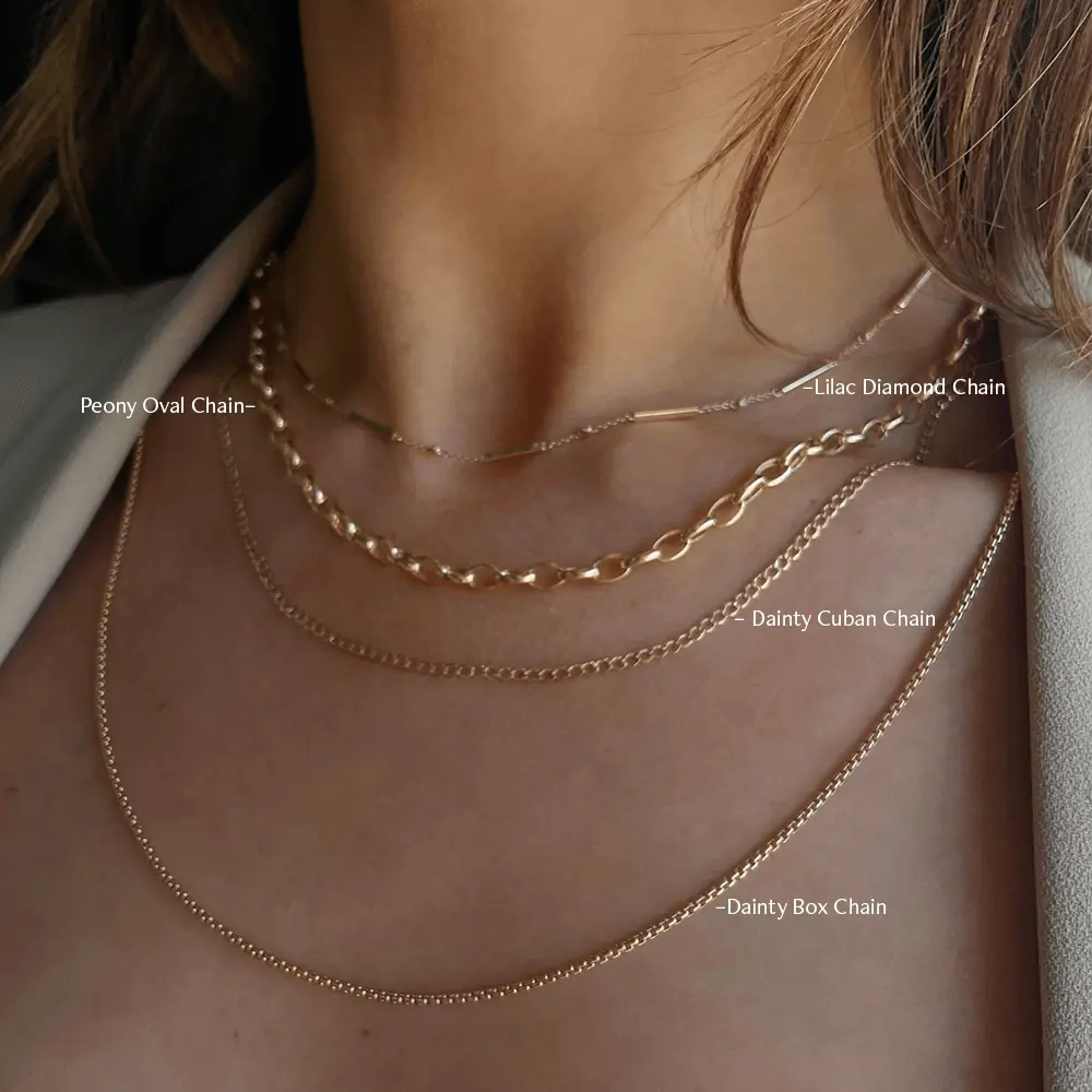 Fine and dainty top jewelry