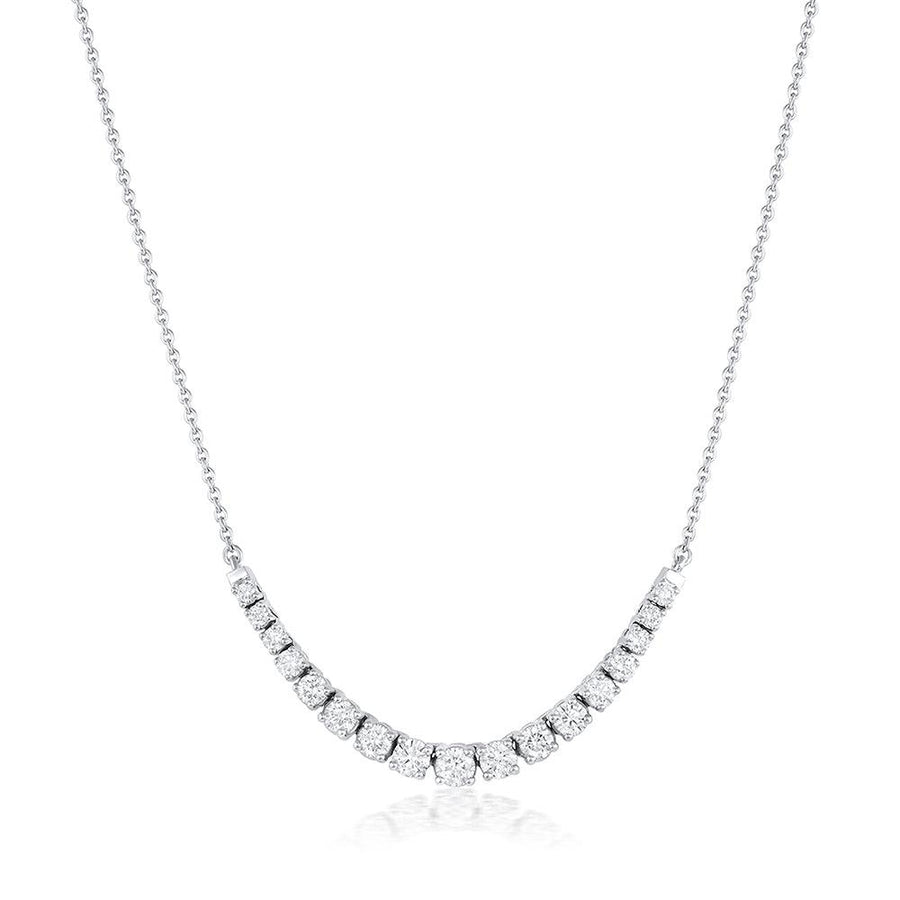 Marrow Fine Jewelry Venus White Diamond Graduated Necklace [Yellow Gold]