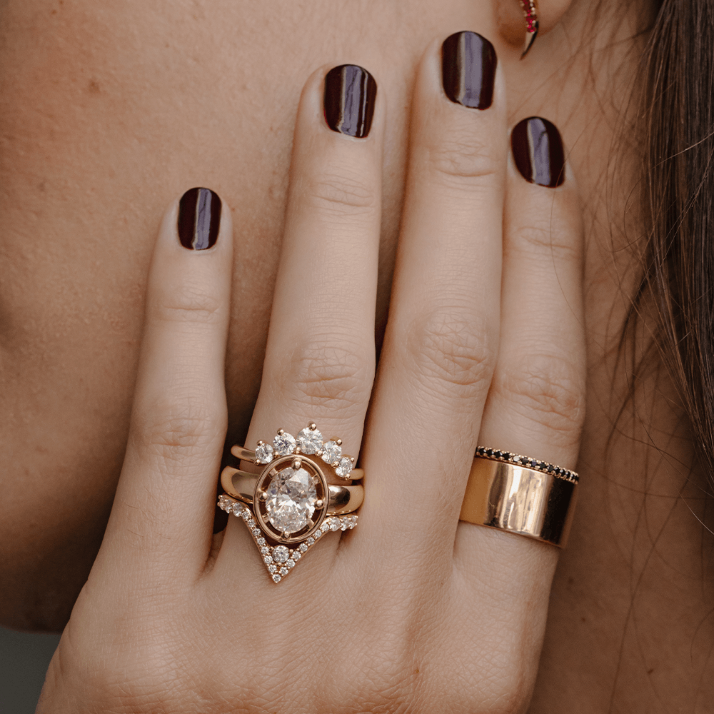 Stacking Rings Create a Custom Engagement Ring Marrow Fine