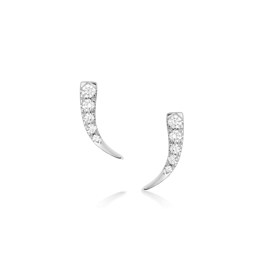 Marrow Fine Jewelry White Diamond Ear Crawlers [White Gold]