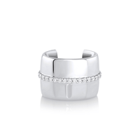 Marrow Fine Jewelry White Diamond Meridian Ear Cuff [White Gold]