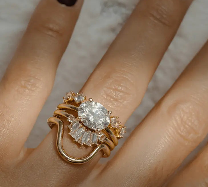 White Diamond Celestial Light Band - Marrow Fine