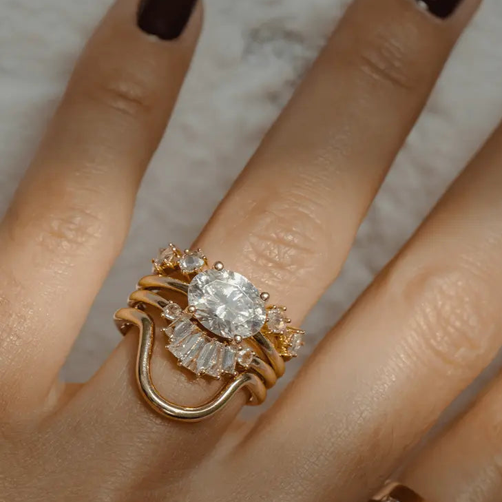 White Diamond Celestial Light Band - Marrow Fine
