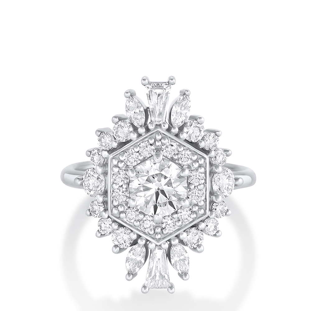 Marrow Fine Jewelry .70 White Diamond Stella Engagement Ring