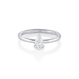 The Mini Sloane Engagement Ring [White Gold]