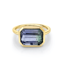 Marrow Fine Jewelry Bicolor Tourmaline Solitaire Ring [Yellow Gold]