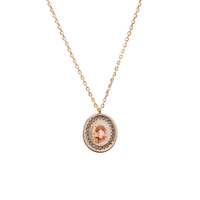 Marrow Fine Jewelry Padparadscha La Femme Amulet [Yellow Gold]