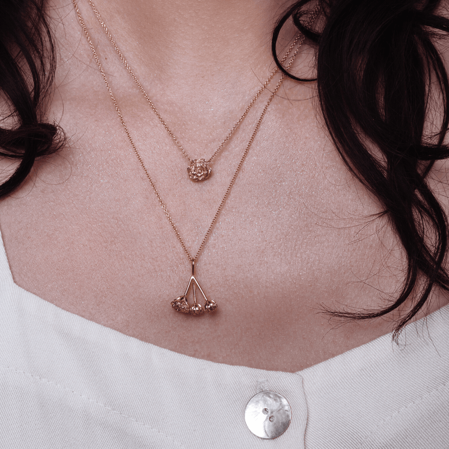 Baby's Breath Cluster Necklace - Marrow Fine