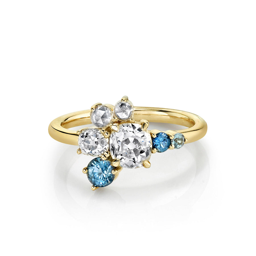 Marrow Fine Jewelry Old Mine Cut Spray Ring [Yellow Gold]
