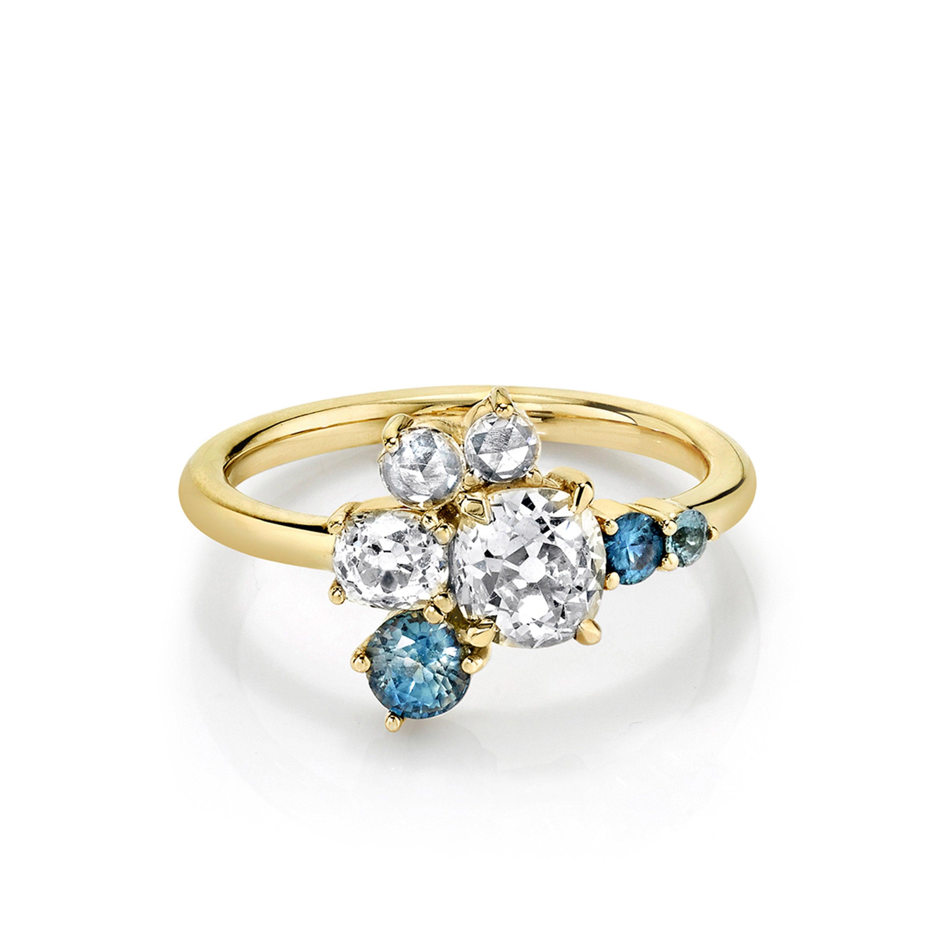 Marrow Fine Jewelry Old Mine Cut Spray Ring