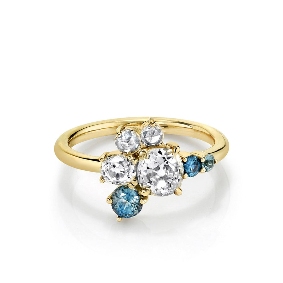 Marrow Fine Jewelry Old Mine Cut Spray Ring [Yellow Gold]
