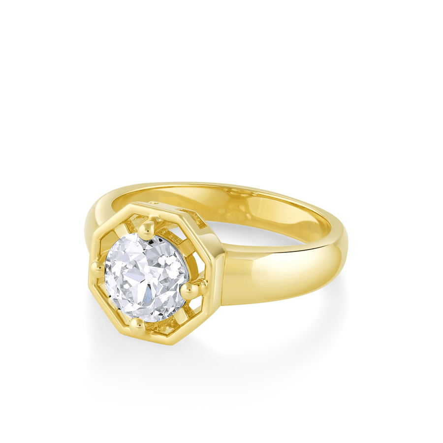 Marrow Fine Jewelry Old Euro Cut Diamond Georgia Ring [Yellow Gold]
