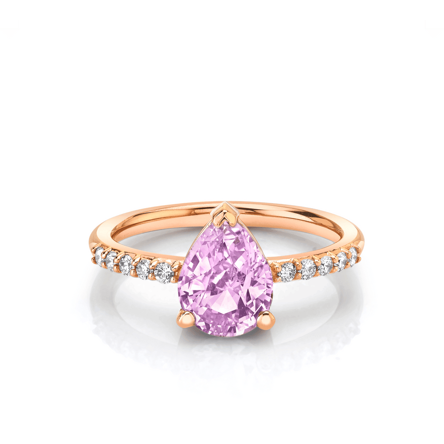 Marrow Fine Jewelry Light Pink Sapphire Sweet Melissa Ring [Rose Gold]