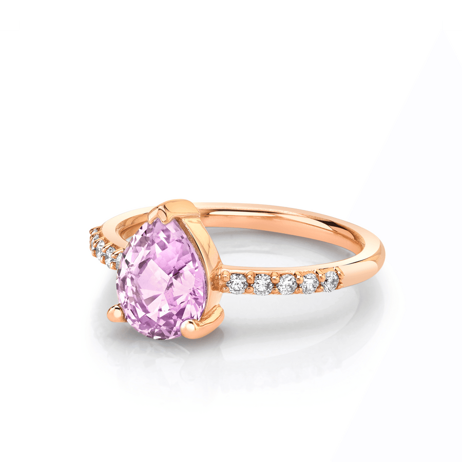 Marrow Fine Jewelry Light Pink Sapphire Sweet Melissa Ring [Rose Gold]