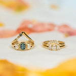The Simone Sapphire Oval Engagement Ring - Marrow Fine