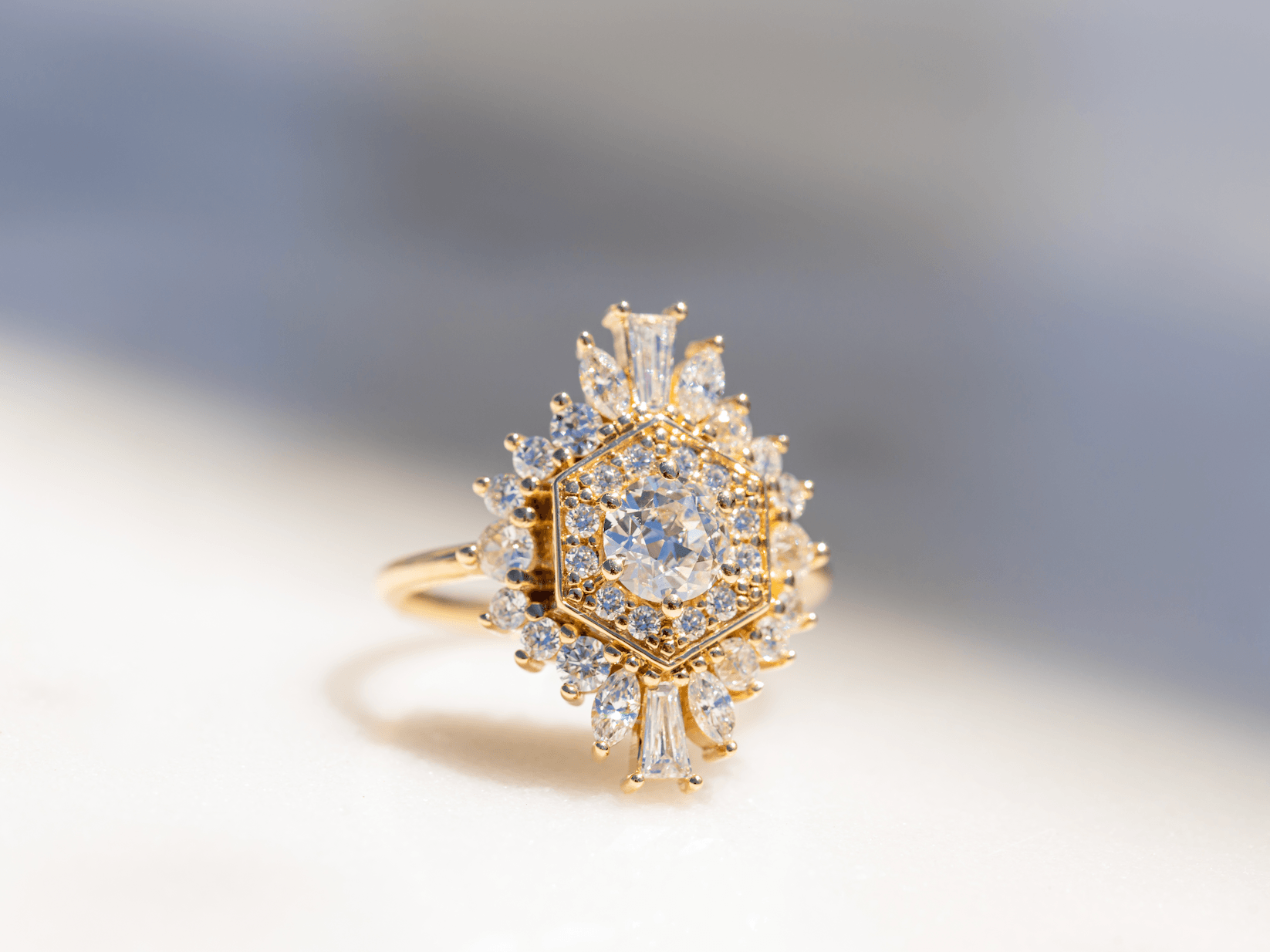 .70ct White Diamond Stella Engagement Ring - Marrow Fine