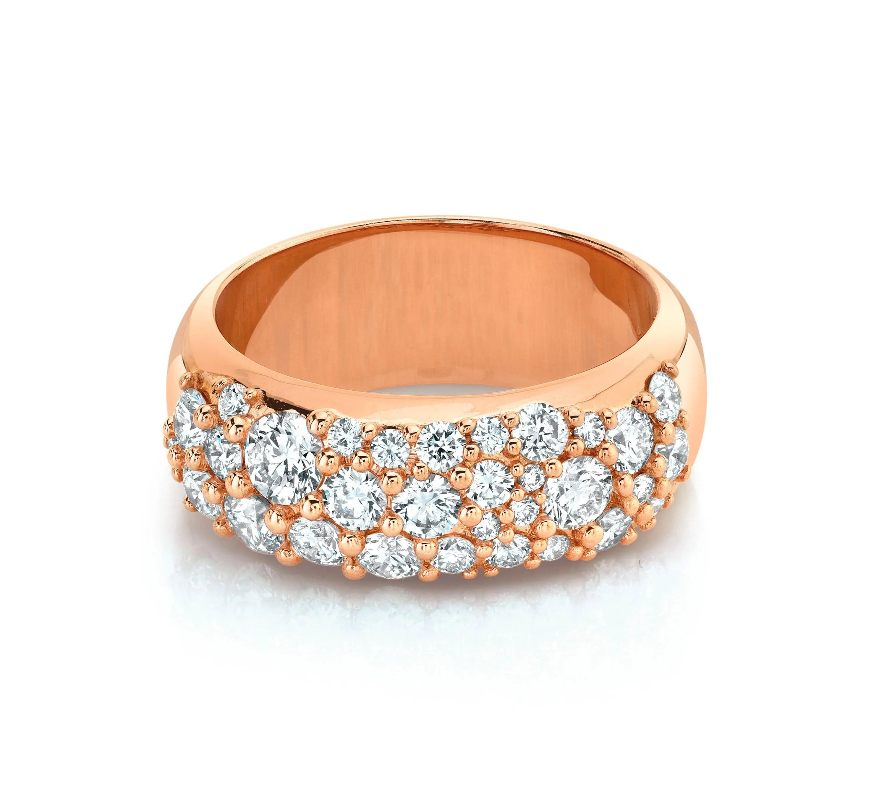 Marrow Fine Jewelry Starry Nights Diamond Band [Rose Gold]