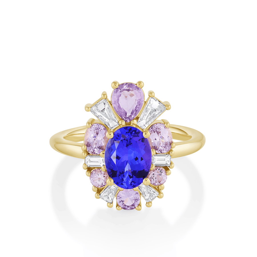 Marrow Fine Jewelry Tanzanite Ballerina Ring [Yellow Gold]