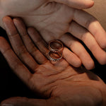 White Diamond Burnished Teddy Band - 5mm - Marrow Fine
