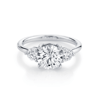 Marrow Fine Jewelry White Diamond Three Stone Engagement Ring [White Gold]