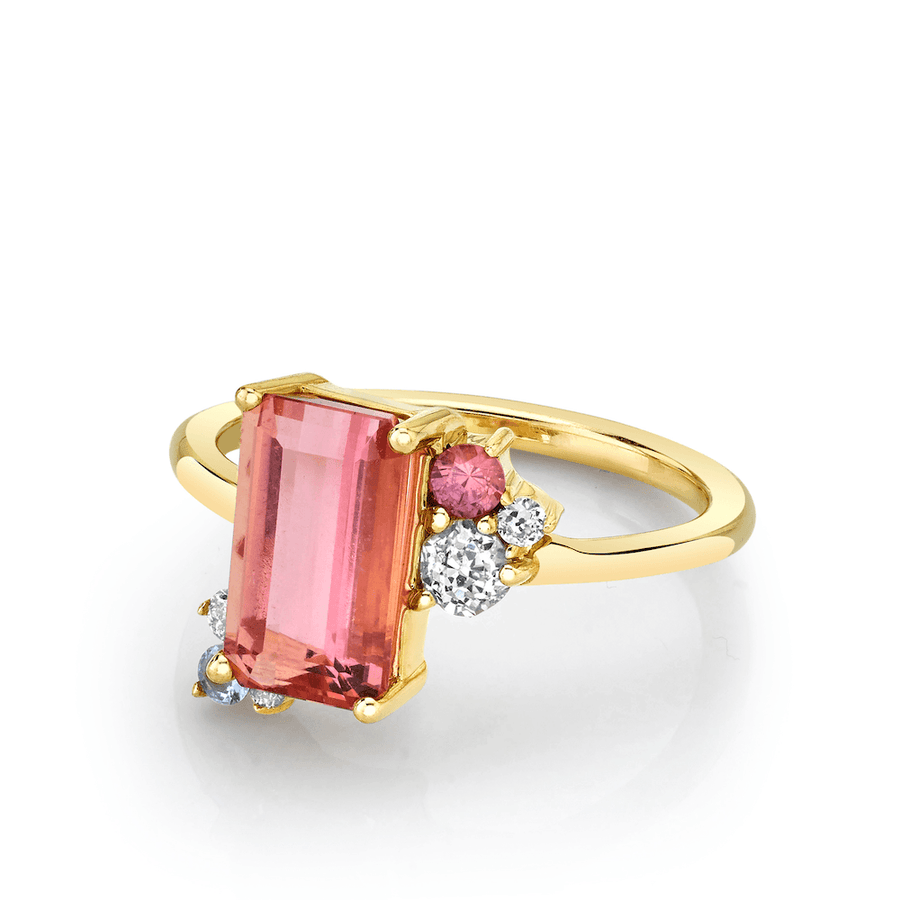 Marrow Fine Jewelry Imperial Topaz Cluster Ring [Yellow Gold]