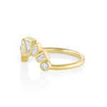 Marrow Fine Jewelry White Diamond Victoria Bezel Ballerina Band [Yellow Gold]