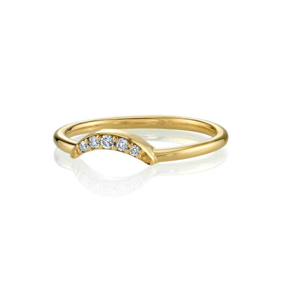 White Diamond Arch Ring - Marrow Fine