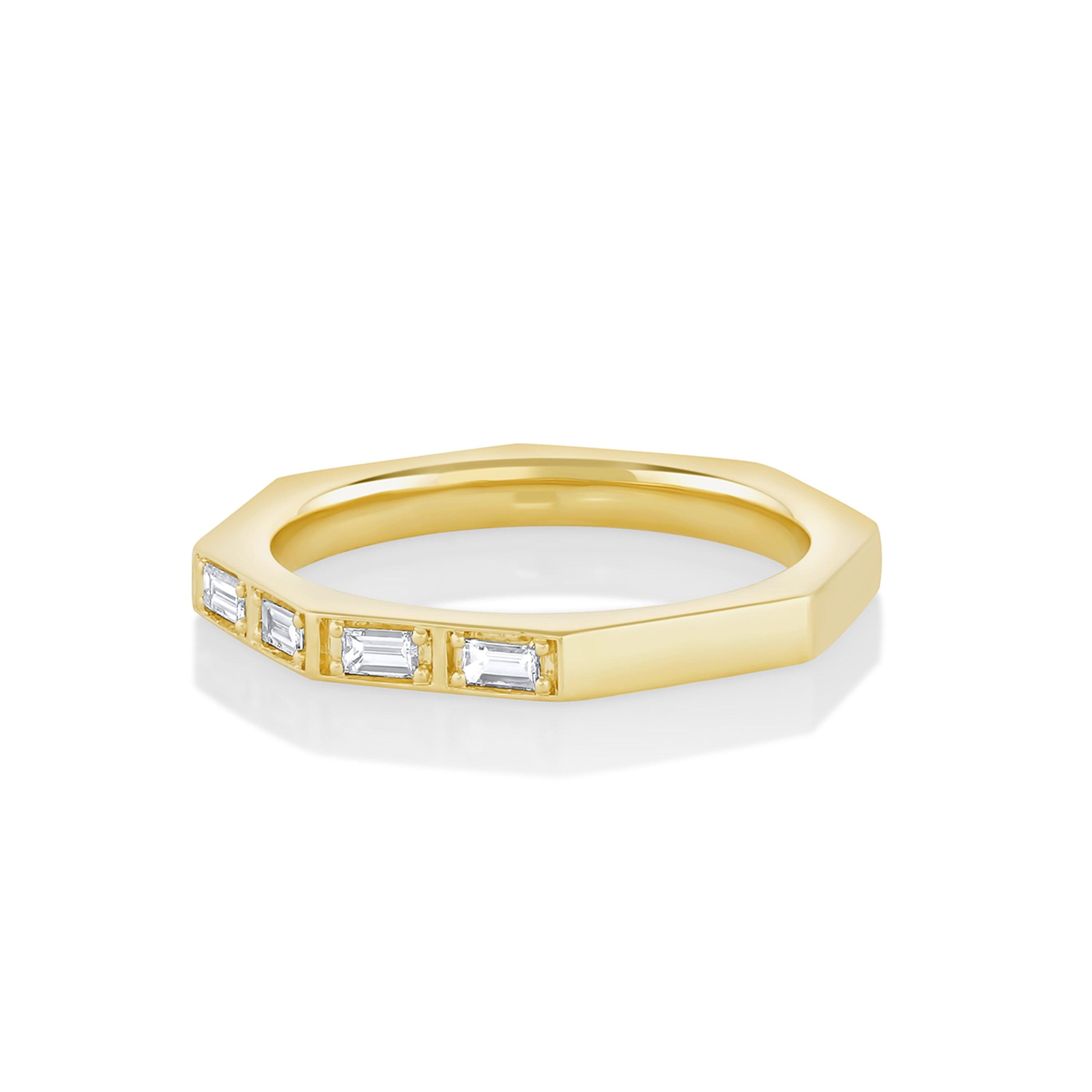 Marrow Fine Jewelry White Diamond Ames Men's Band