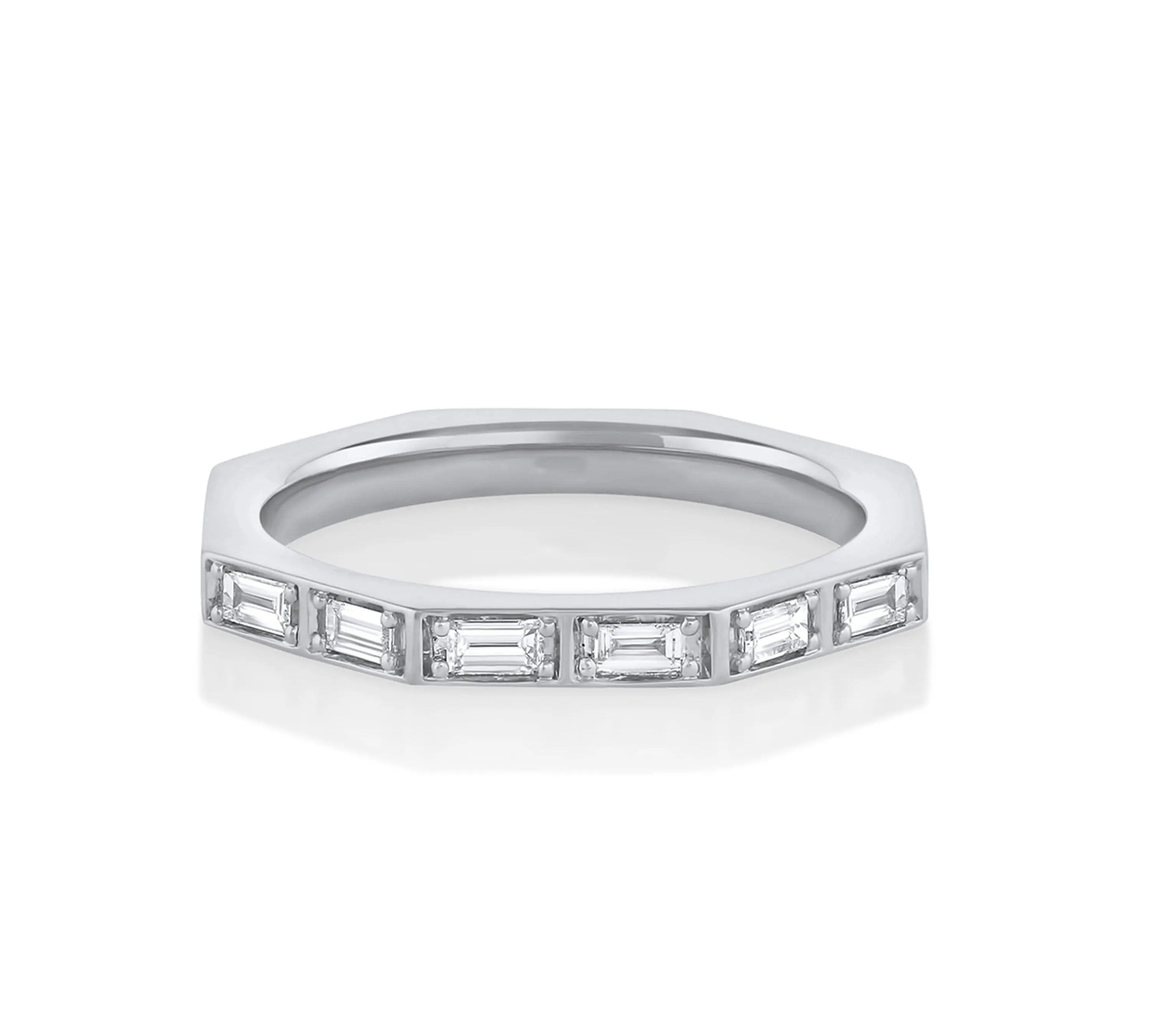 Marrow Fine Jewelry White Diamond Ames Men's Band [White Gold]
