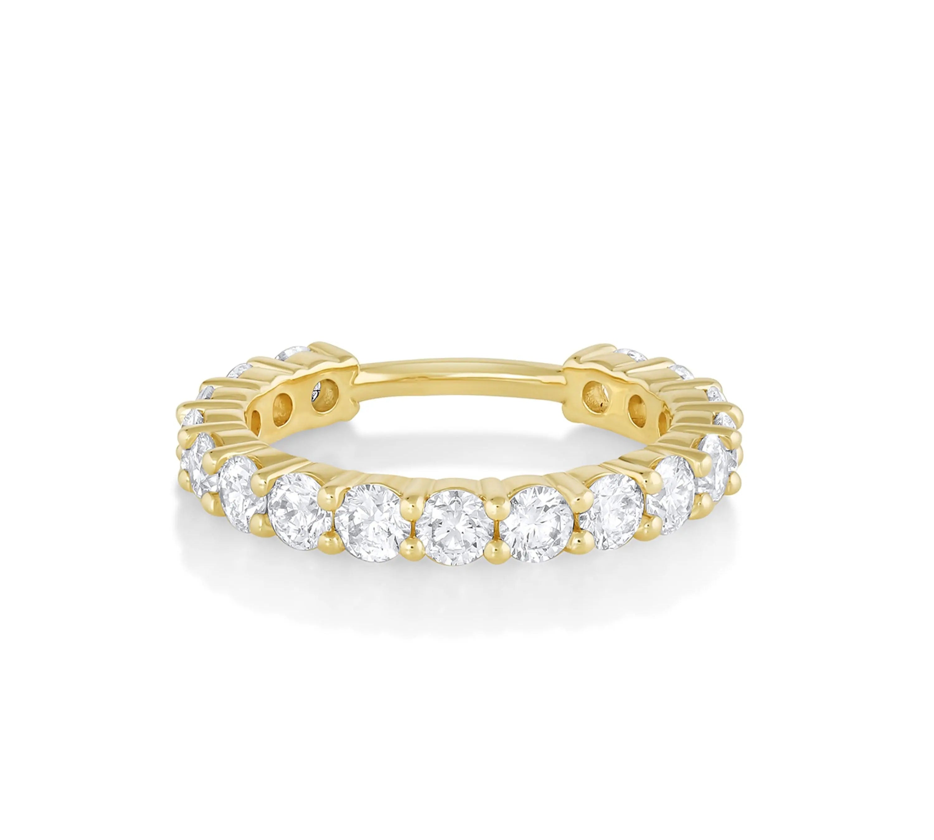 Marrow Fine Jewelry White Diamond Geneva Band [Yellow Gold]