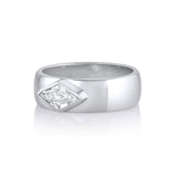 Marrow Fine Jewelry White Diamond Kite Cigar Band [White Gold]