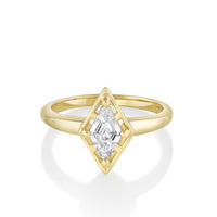 Marrow Fine Jewelry White Diamond Kite Georgia Ring [Yellow Gold]