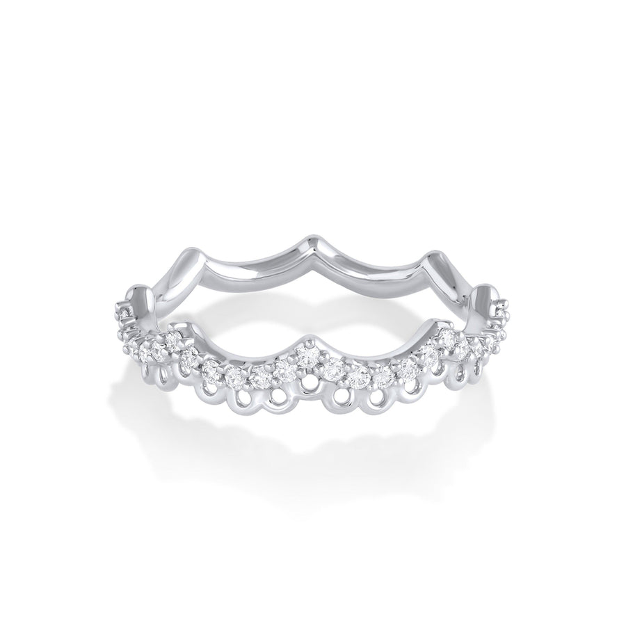 Marrow Fine Jewelry White Diamond Lyra Lace Band [White Gold]