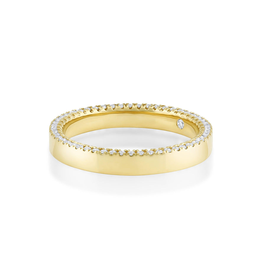 Marrow Fine Jewelry White Diamond 3 mm Parker Band [Yellow Gold]