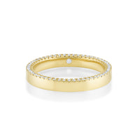Marrow Fine Jewelry White Diamond 3 mm Parker Band [Yellow Gold]
