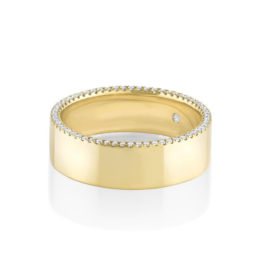 Marrow Fine Jewelry White Diamond 6 mm Parker Band [Yellow Gold]