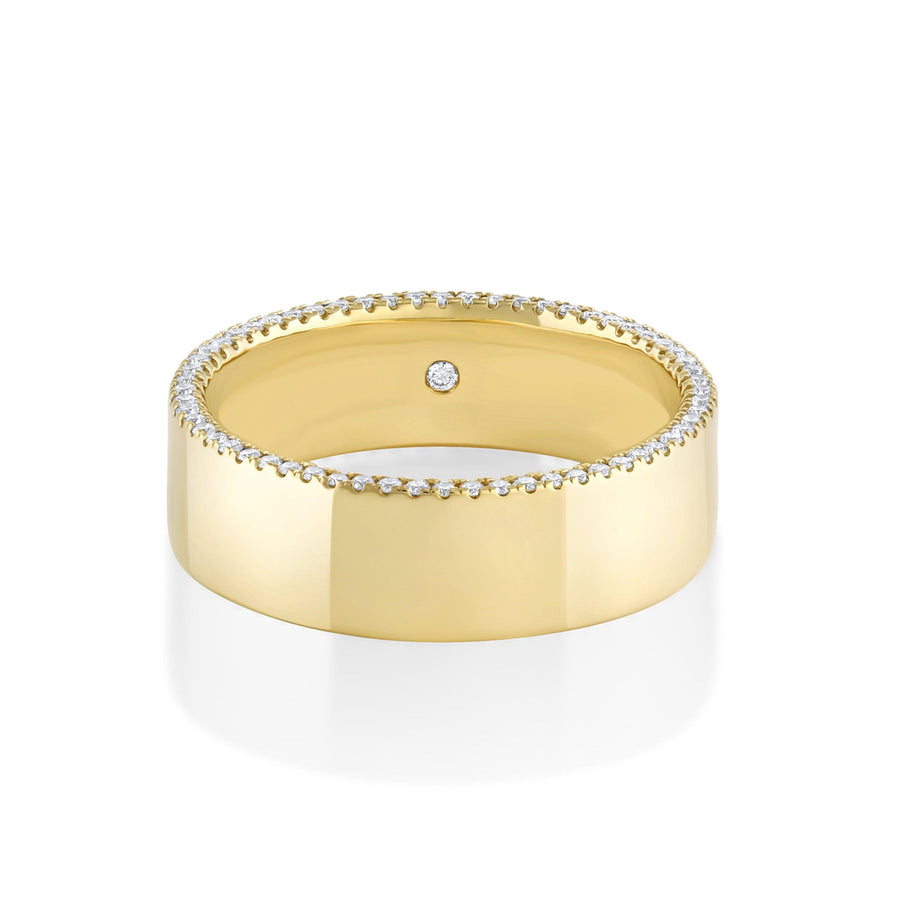 Marrow Fine Jewelry White Diamond 6 mm Parker Band [Yellow Gold]
