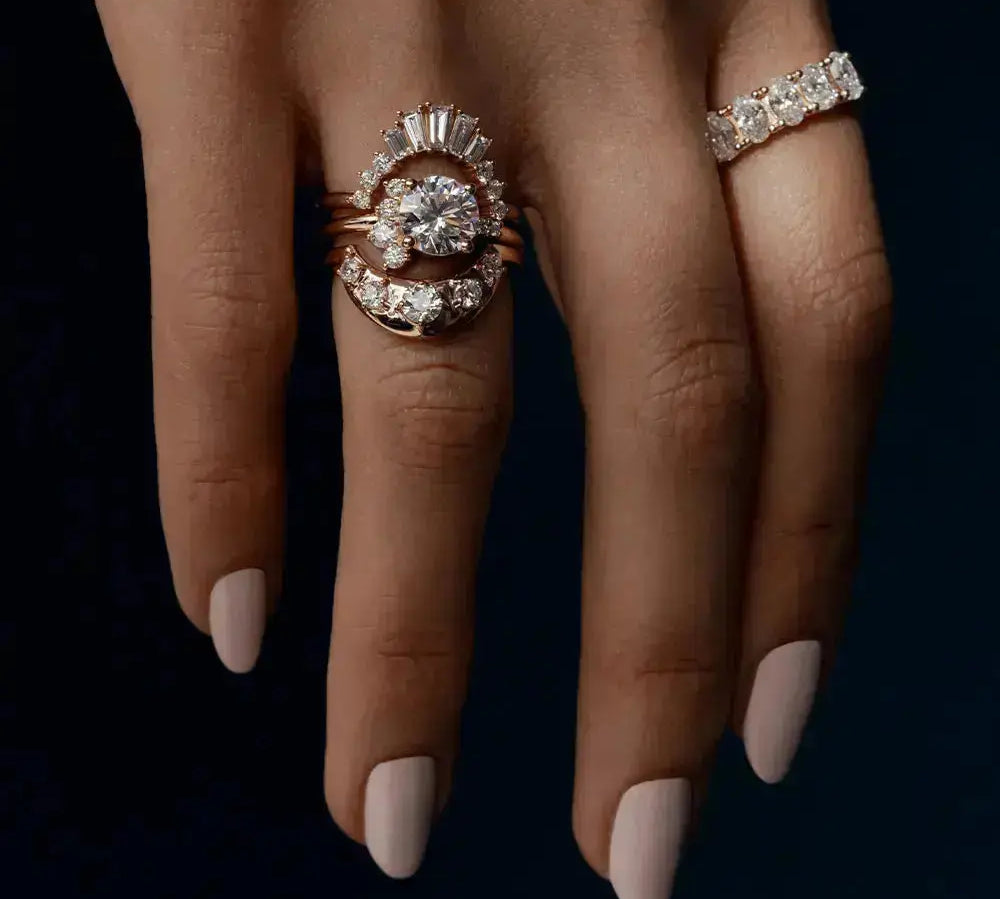 The Amelia Round Cluster Engagement Ring - Marrow Fine