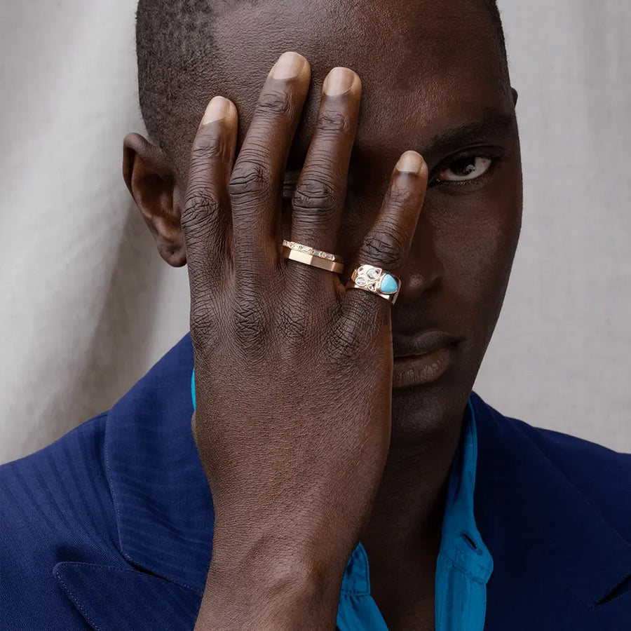 Unique Men's Wedding Bands Marrow Fine