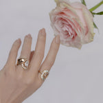 White Diamond Victoria Bezel Ballerina Band - Marrow Fine