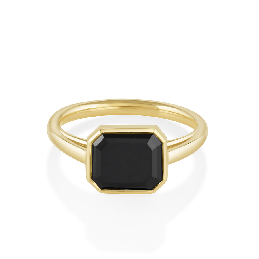 3.06ct Black Diamond Tessa Engagement Ring - Marrow Fine