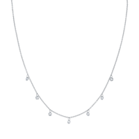 Marrow Fine Jewelry Dainty White Diamond Choker [White Gold]